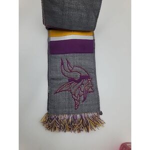 Official NFL Minnesota Vikings Scarf  56 inches Long Great Graphics Mint & NEW